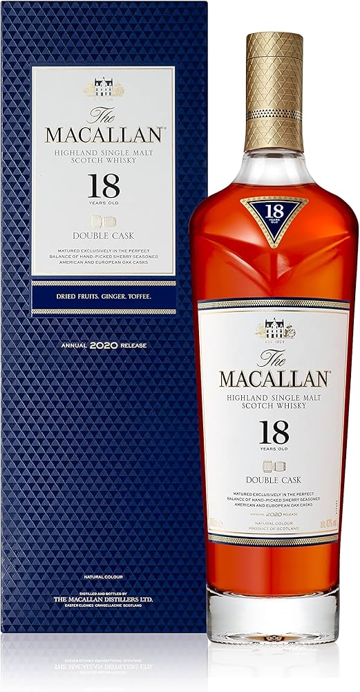 Whisky The Macallan 18 años Double Cask. : Amazon.com.mx