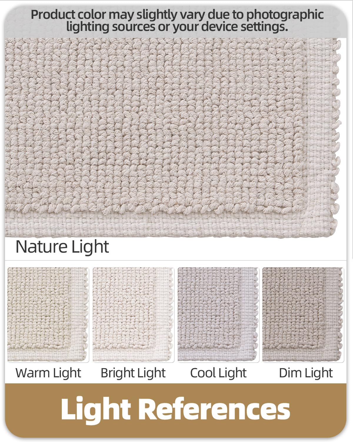 COLOR&GEOMETRY Tapis D'Entrée Super Absorbant, Anti-Dérapant