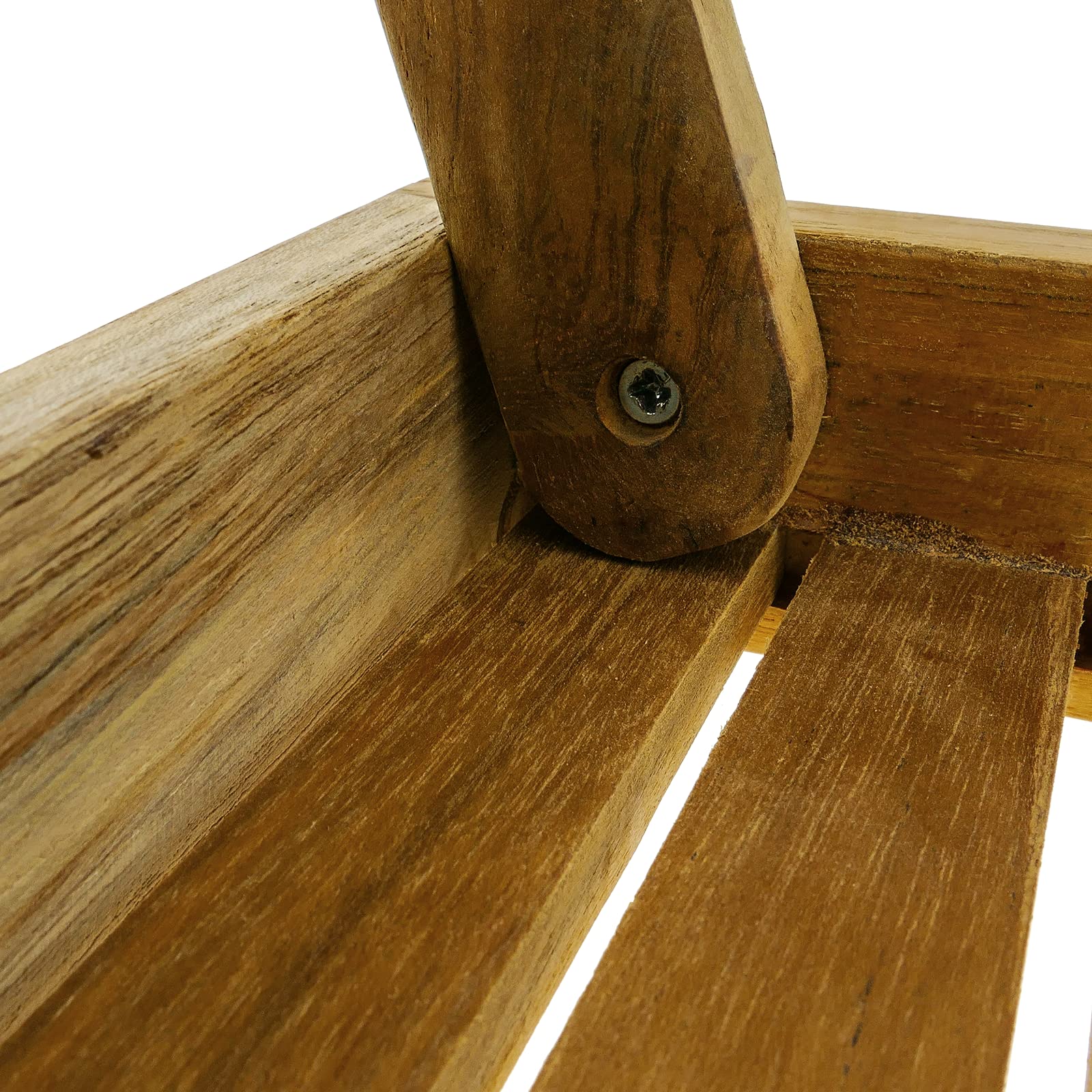 PrimeMatik - Bandeja para Cama 55 x 35 x 5 cm Plegable de Madera de Teca certificada