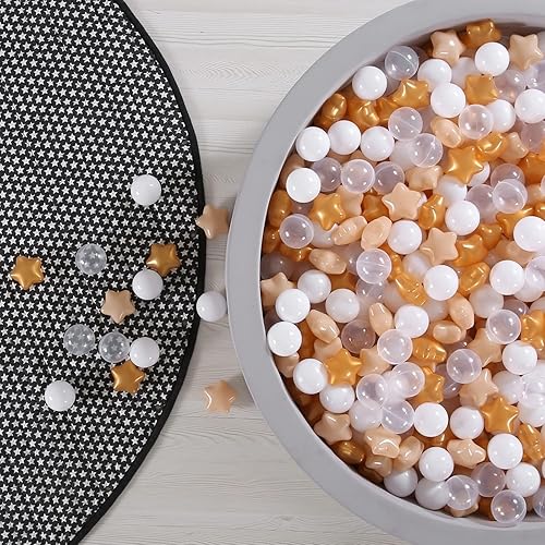 Miniatura 168 de GOGOSO 100 pelotas de juego no tóxicas para niños, suaves, a prueba de aplastamiento y sin BPA en colores divertidos para jugar en interiores