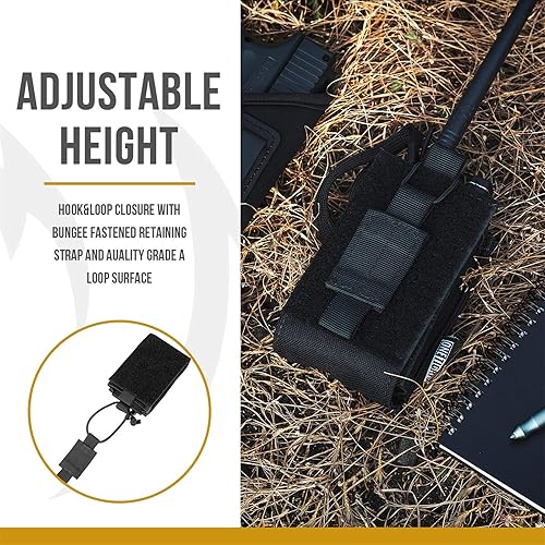 Miniatura 3 de OneTigris Funda de radio para BaoFeng UV-5R BF-F8HP Nylon MOLLE bolsa para Walkie Talkie