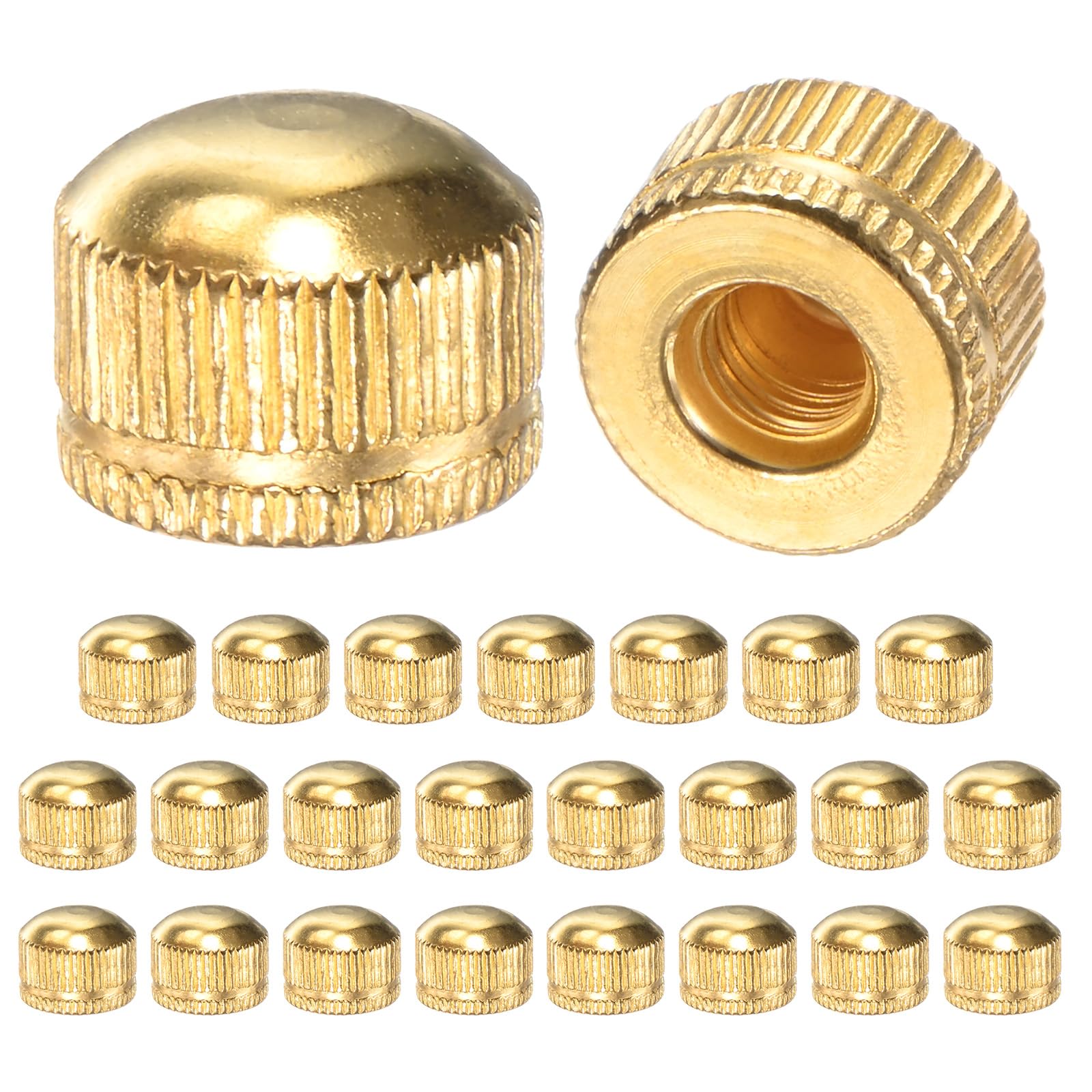 M METERXITY 25-Pack Threaded Cap Nuts