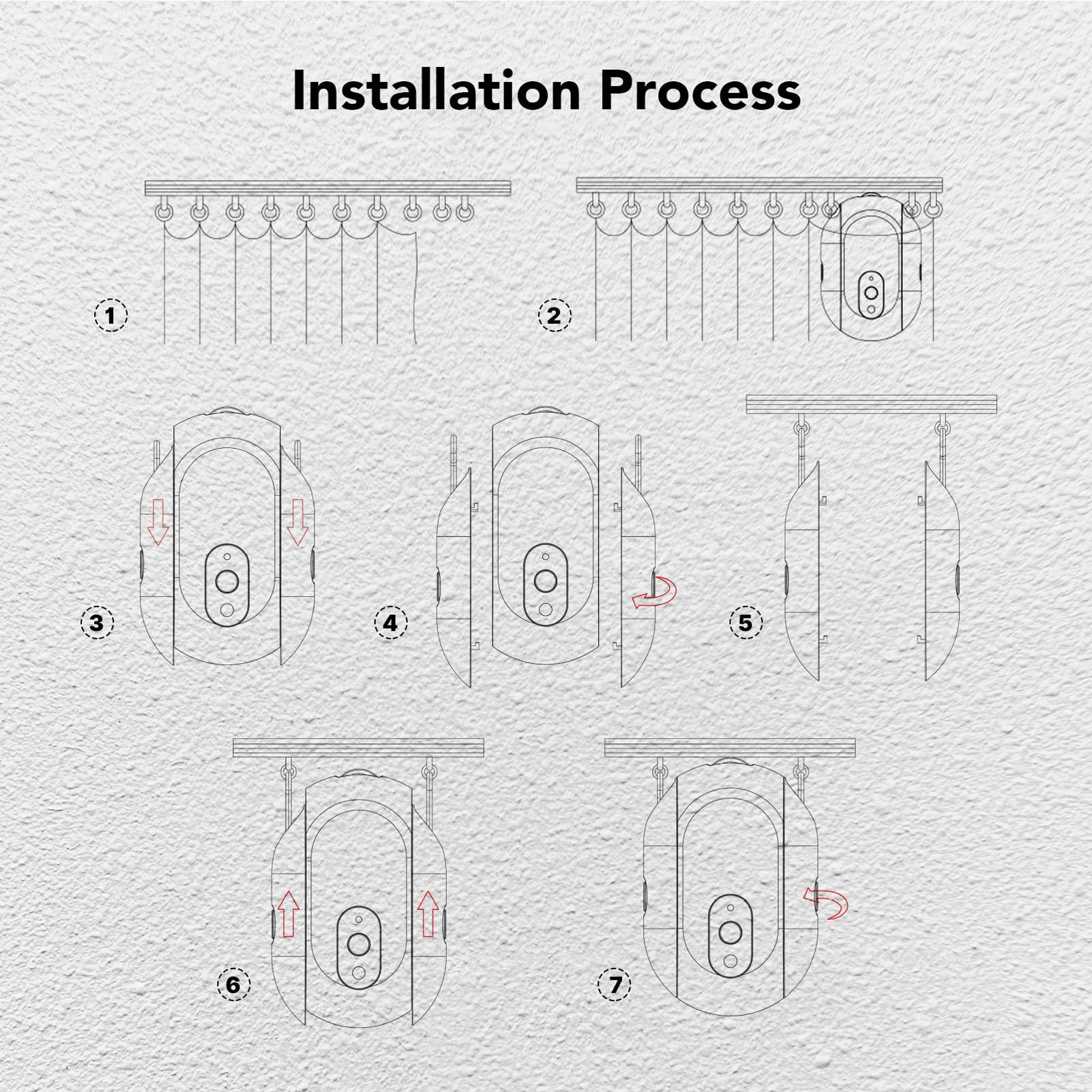 CHICIRIS Advanced Smart Curtain Opener for Easy Remote Control and Light