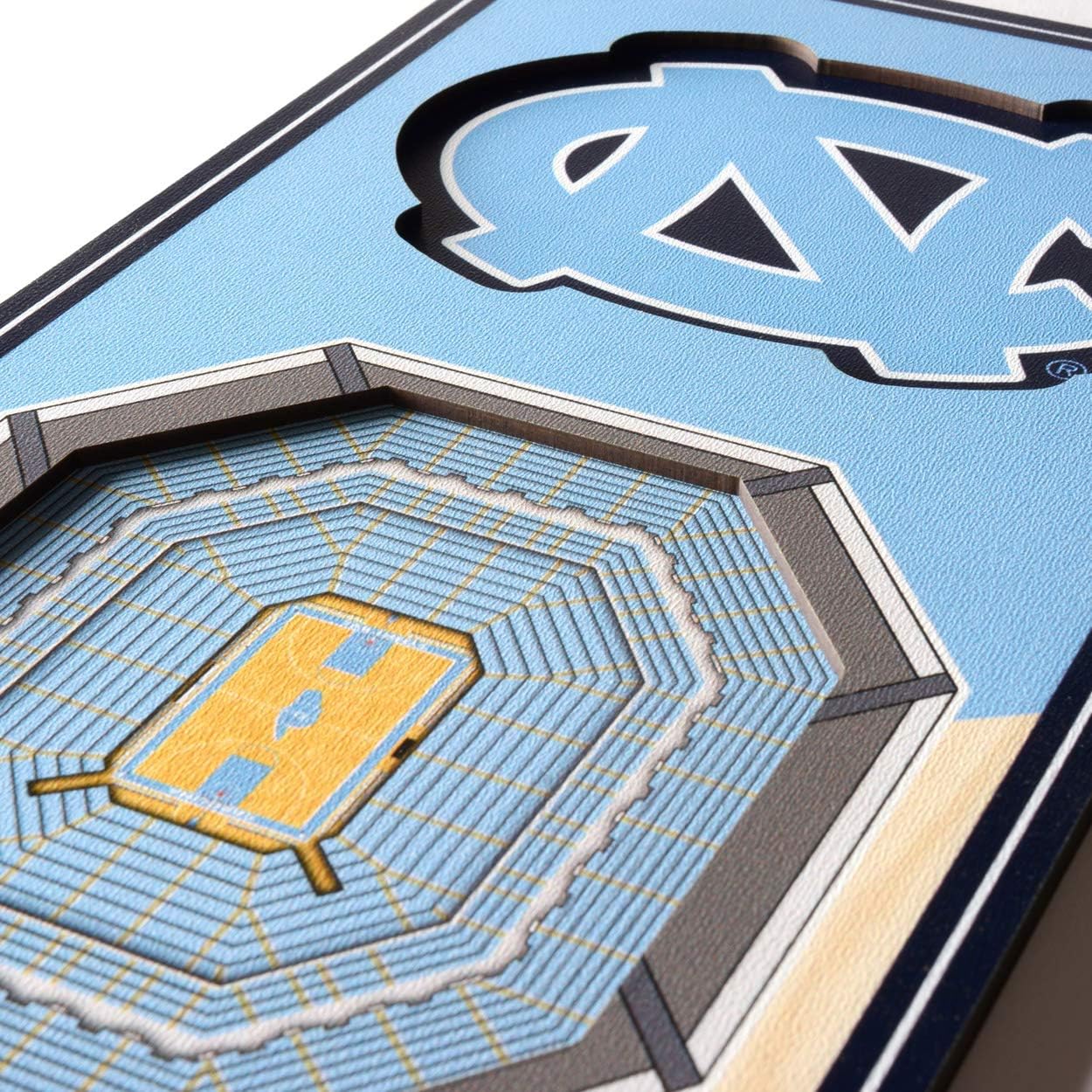 YouTheFan NCAA North Carolina Tar Heels 3D 6 x 19 Fan Banner