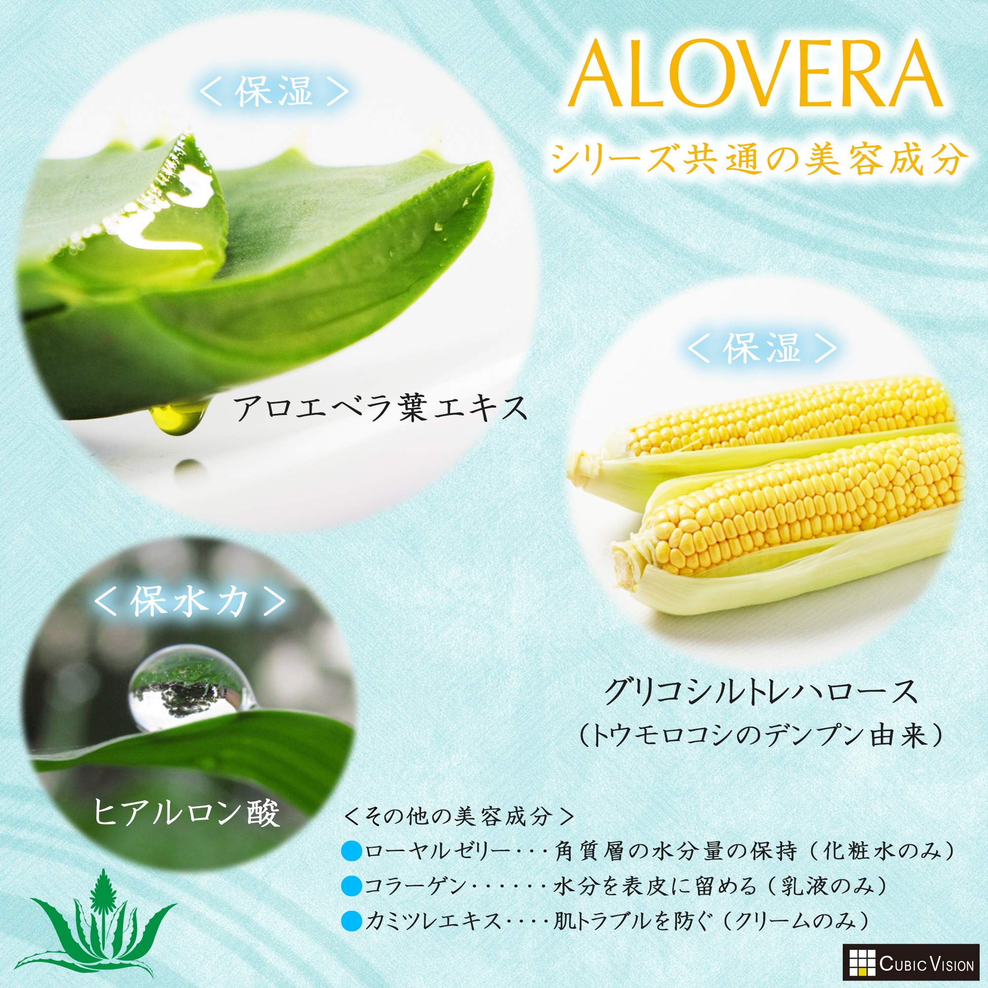 Amazon.co.jp: ALOVERA アロベラ アロエ化粧品 保湿 顔・全身用 (化粧