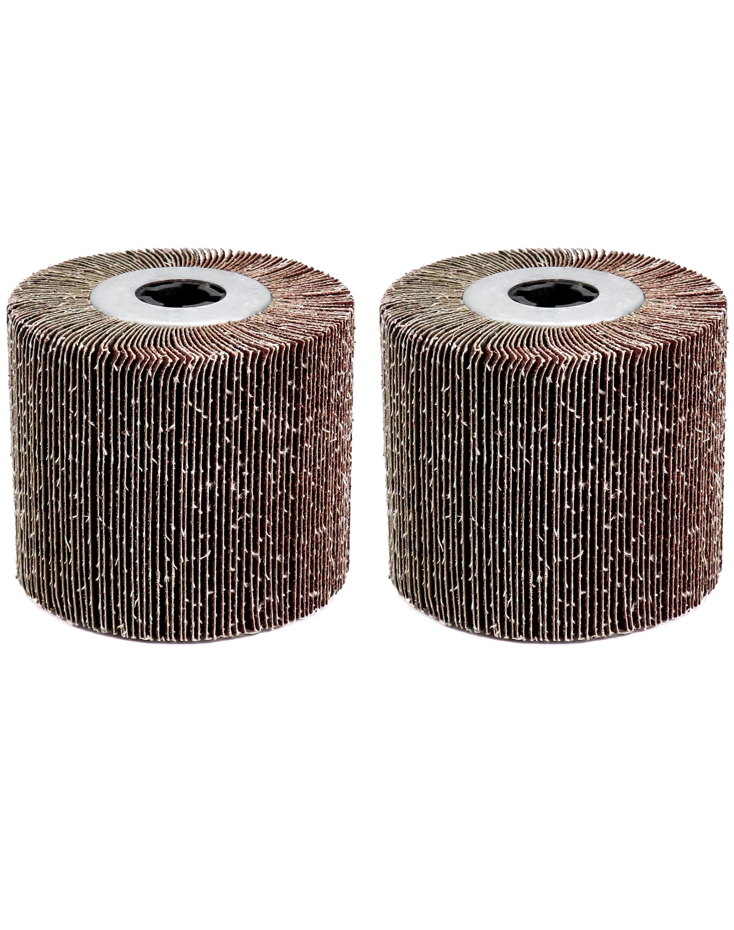 QWORK Flap Sanding Wheels - 2 Pack -7 QWORK Flap Sanding Wheels - 2 Pack -7