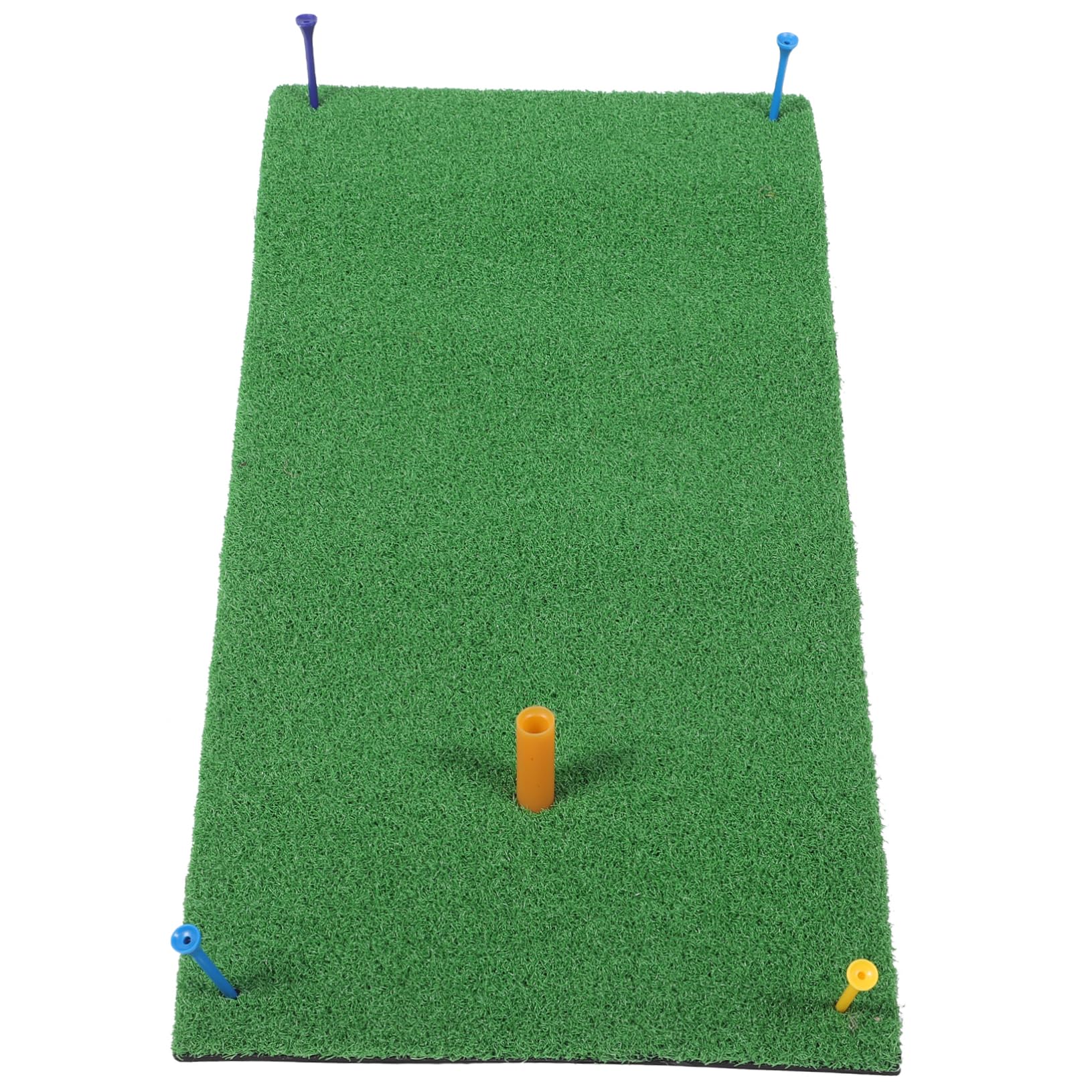 GALPADA 1Set Portable Golf Training Mat Artificial Turf for Indoor Practice Durable Golf Hitting Mat for Beginners and Professionals for Family and Friends Games