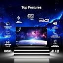 Foxsky 109 cm (43 inch) Frameless Series FHD QLED WebOS FS43GATV (Black) gallery image