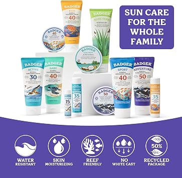 Badger Macera Sporları Organik Güneş Kremi SPF50 87 ml