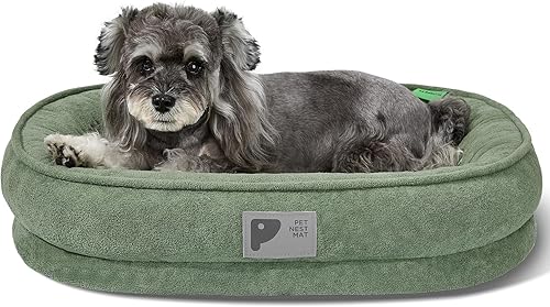 Miniatura 9 de Cama Ortopédica para Gatos para Cachorros, Sofá Cama para Gatos con Espuma de Celdas de Huevo Bolster de Cuatro Lados Camas de Sofá para Perros con