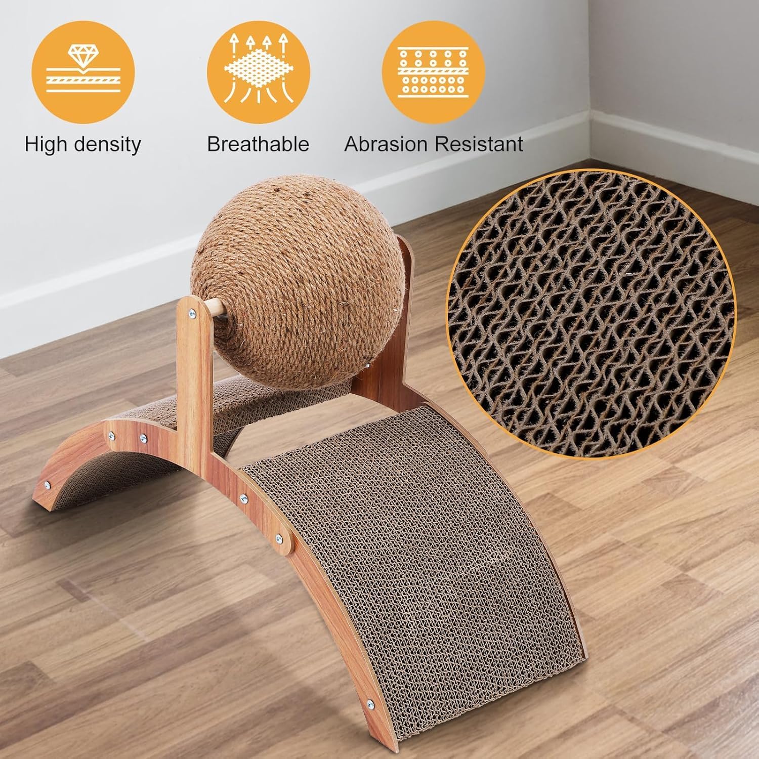 Macskakarmoló deszka felülnézet