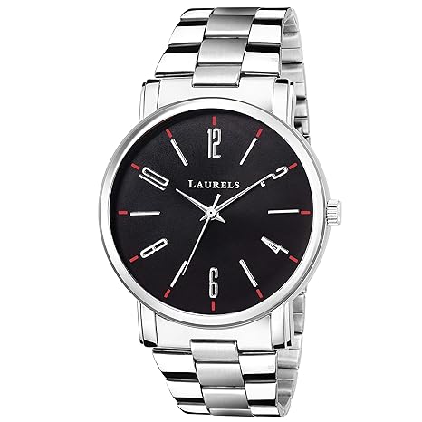 Large Dial Men Watch with Metal Chain