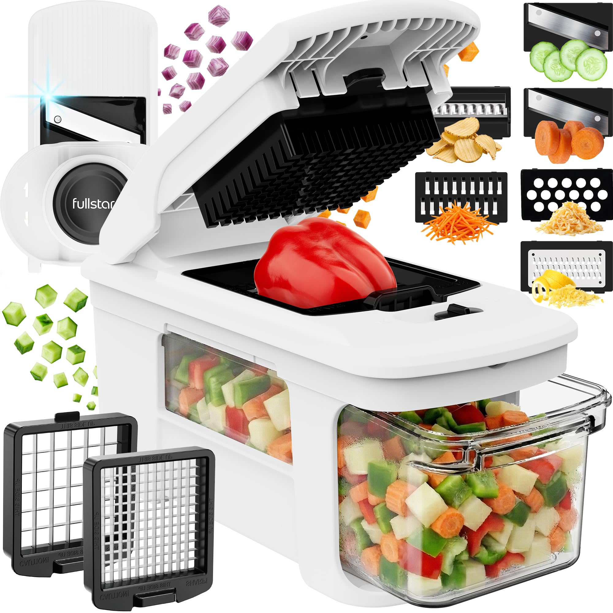 Fullstar Pro XL Vegetable Chopper & Mandoline Slicer, All-in-1 Kitchen Tool — Amazon image 11