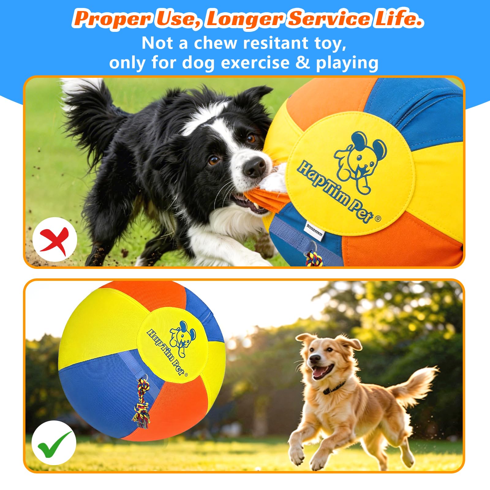 Hap Tim Herding Ball für Hunde, 1D