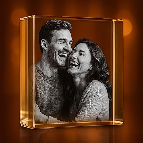 Miniatura 1 de Foto personalizada grabada en cristal (3D)