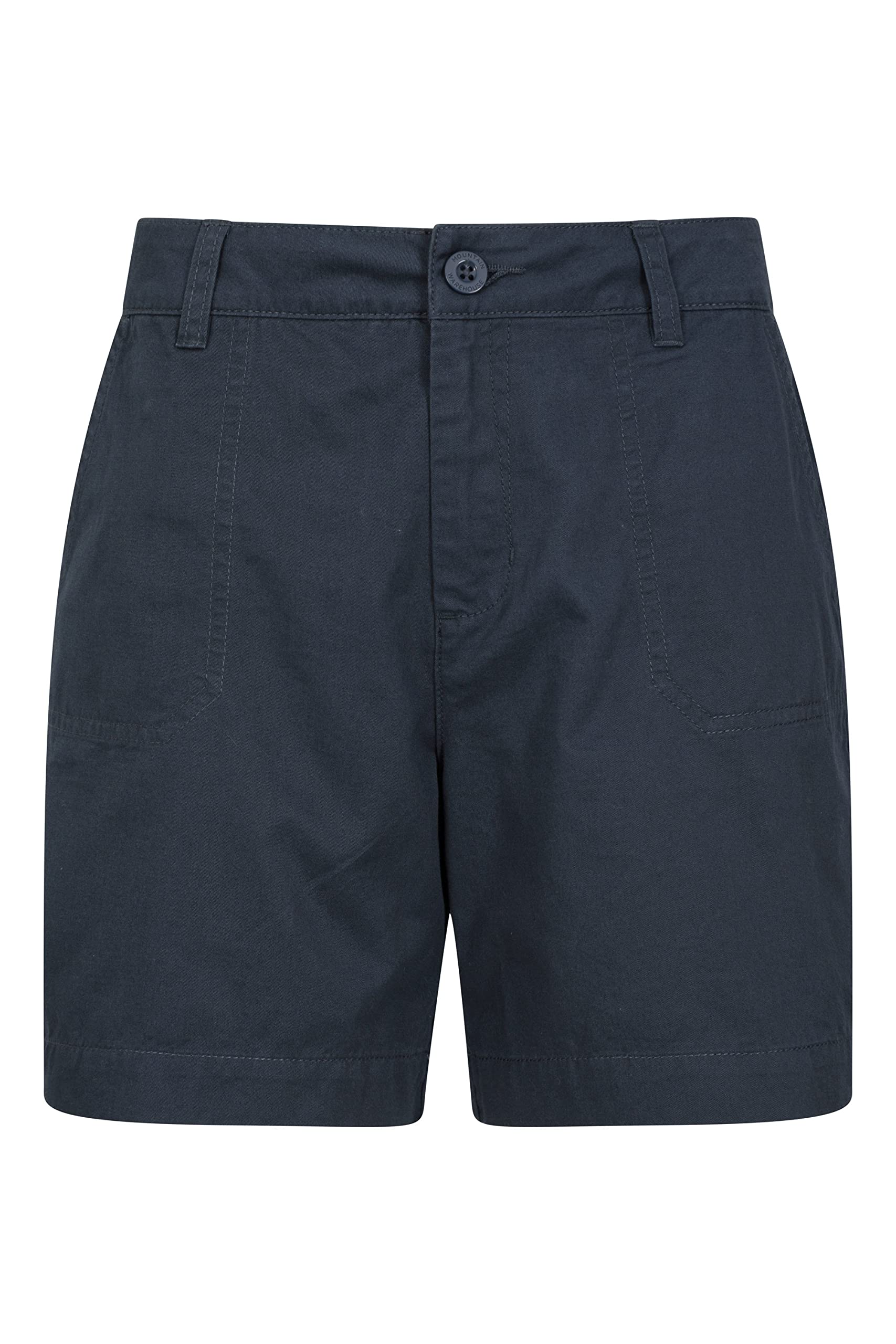 Mountain Warehouse Women's Navy Bayside Shorts - Lightweight Short Pants With Upf 50+ & Lots Of Pockets - Spring Summer, Beach, Walking, Hiking & Outdoors Size 8