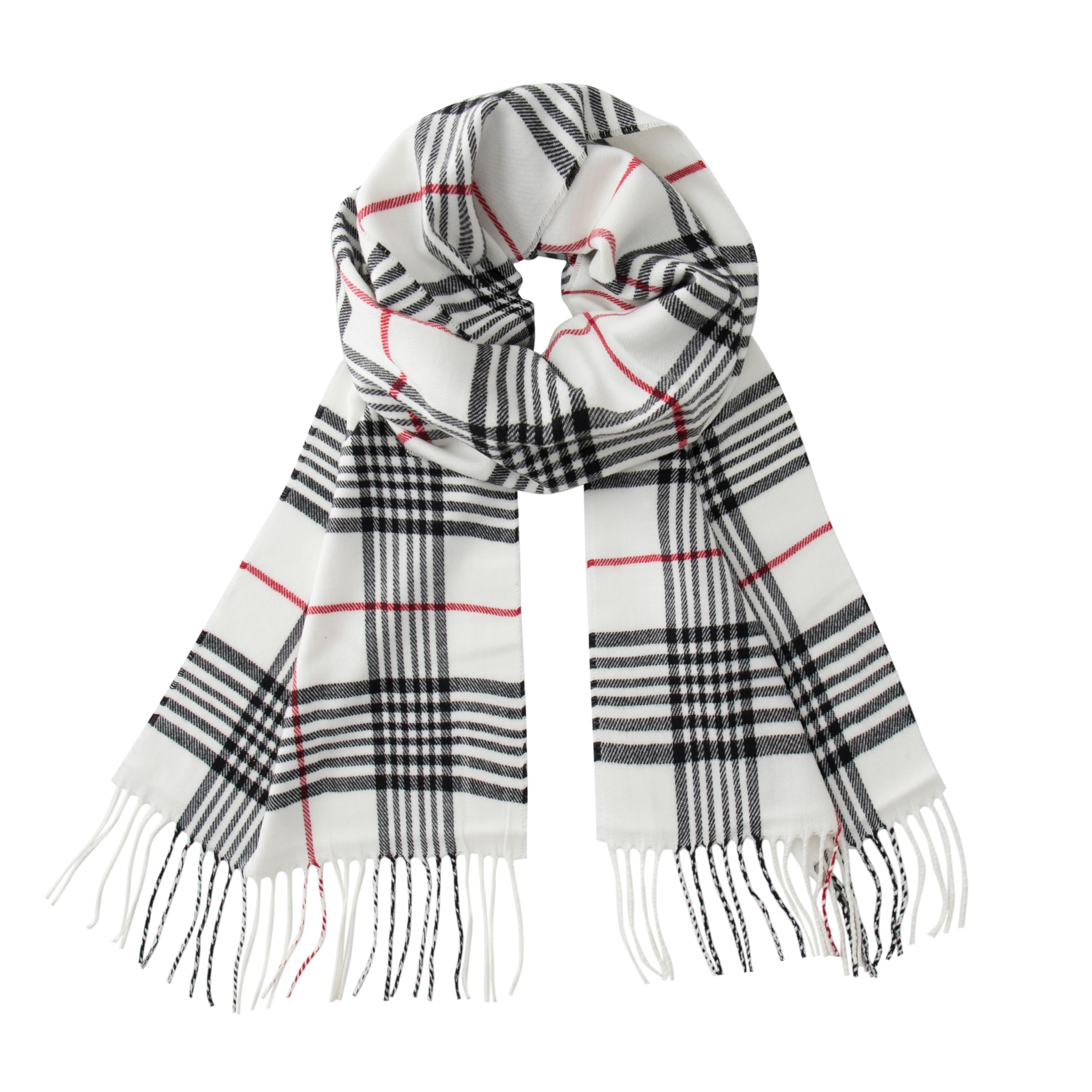 CALVIN &amp; OLIVIA Lightweight Ultra-Soft Scarf - Perfect Holiday Gift for Men &amp; Women