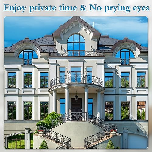Miniatura 2 de Ohmywor Película de privacidad unidireccional para ventana, tinte de ventana para el hogar, bloqueo solar, anti UV, control de calor, película