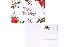Gift Boutique Merry Christmas Greeting Postcards