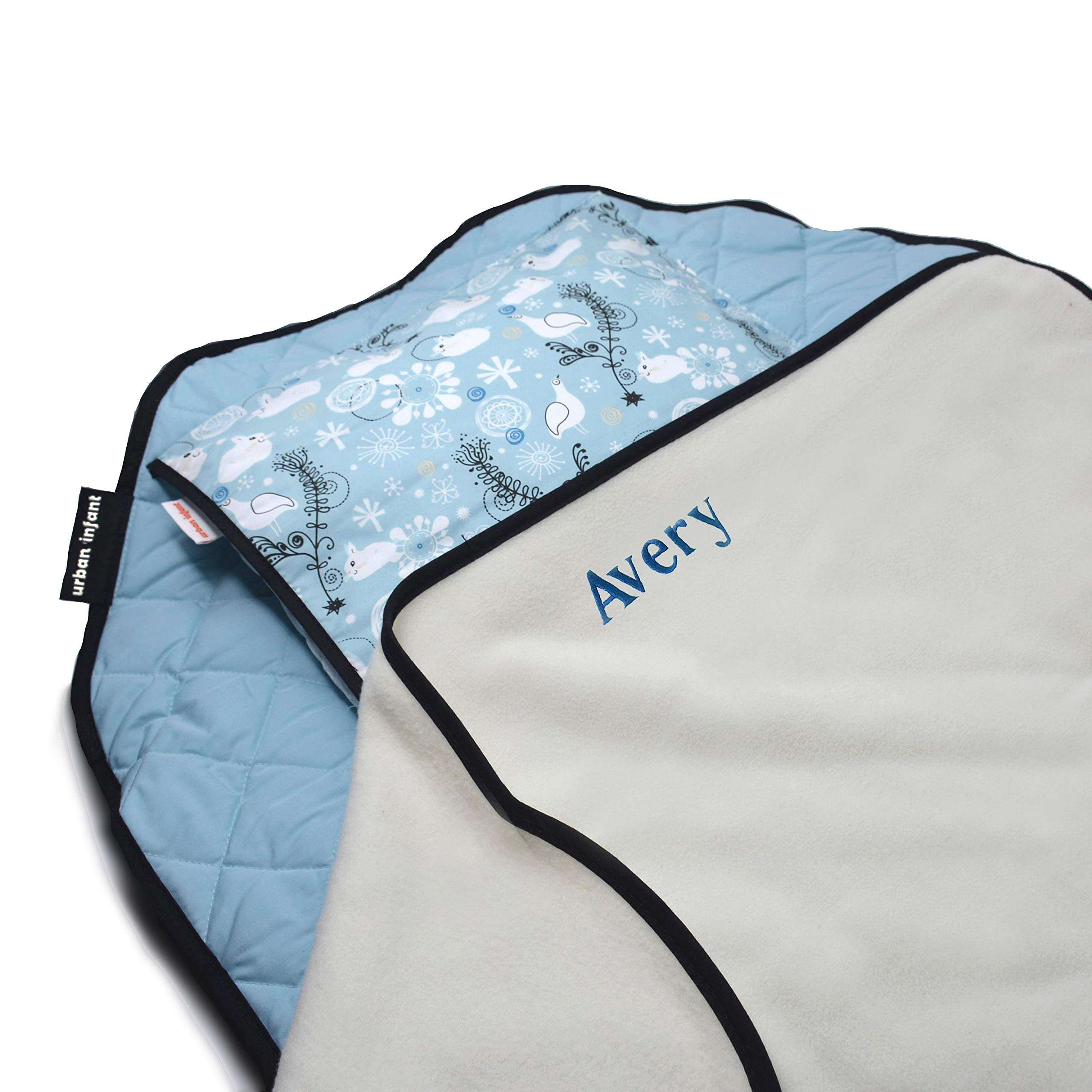 Personalized Tot Cot Kids Nap Mat - Toddler Preschool Daycare Bedding Cover with Blanket and Pillow - Ages 2 Yrs to 5 Yrs