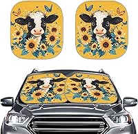 Vista 36 de Parasol para parabrisas de automóvil con estampado de playa tropical, protección universal para proteger el interior del automóvil, bloquea