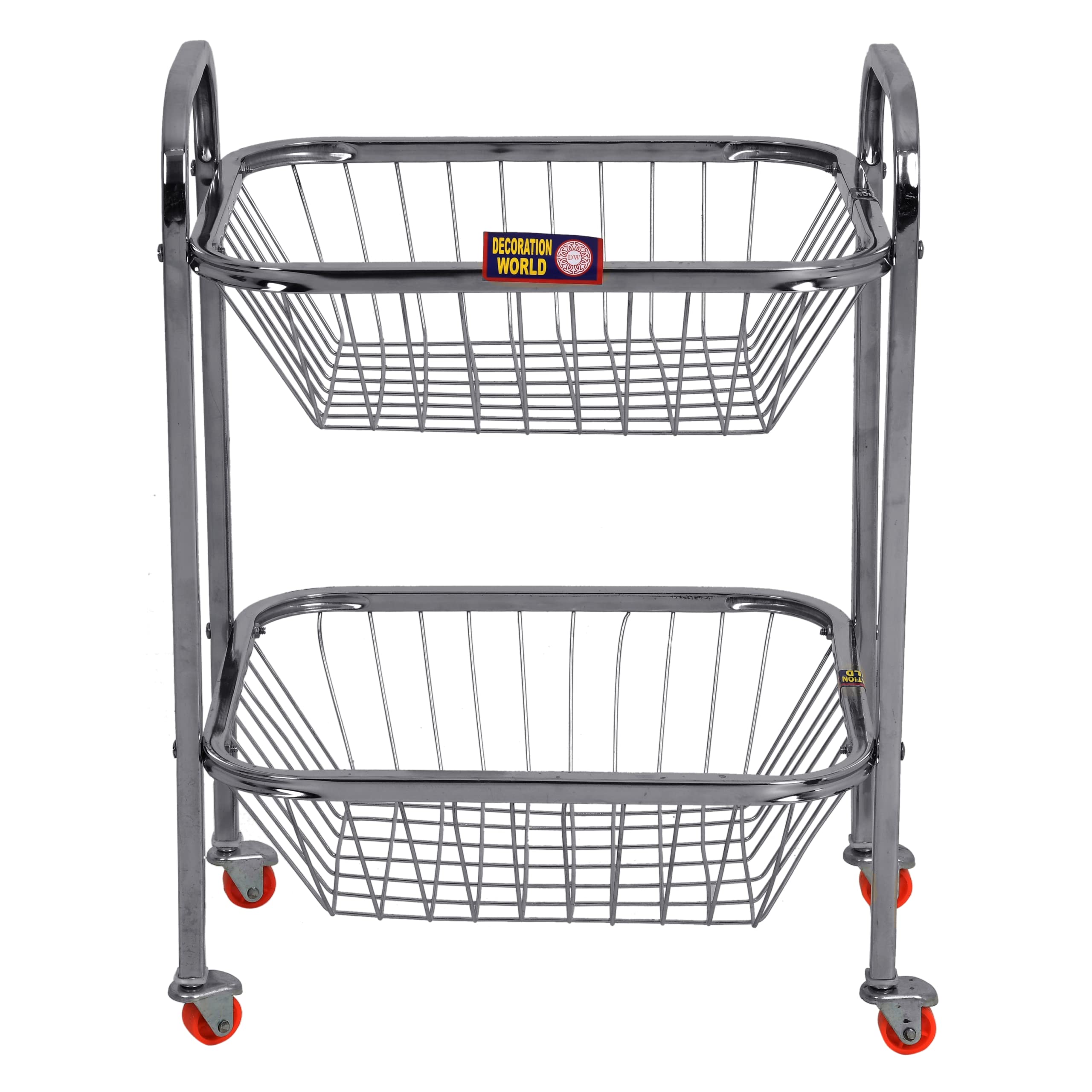 See full amazon price history chart for Decoration World Stainless Steel Square Fruit & Vegetable Basket Vegetable Kitchen Trolley Can Move in Multiple Directions 360 Rotation 4 Wheels (20"X14"X12"_1.400Kg) Decoration World Stainless Steel Square Fruit & Vegetable Basket Vegetable Kitchen Trolley Can Move in Multiple Directions 360 Rotation 4 Wheels (20"X14"X12"_1.400Kg) (B09FPZLHST) Amazon Price History, Amazon Price Tracker