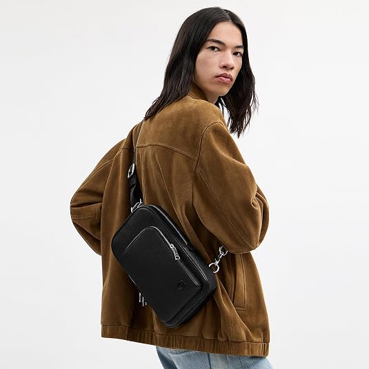 Amazon | コーチフェリックス スリング バッグBLACK | ボディバッグ