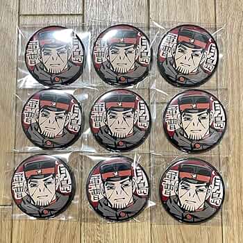 ゴールデンカムイ 武人缶バッジ 宇佐美 ゴールデンカムイ 武人缶バッジ 宇佐美