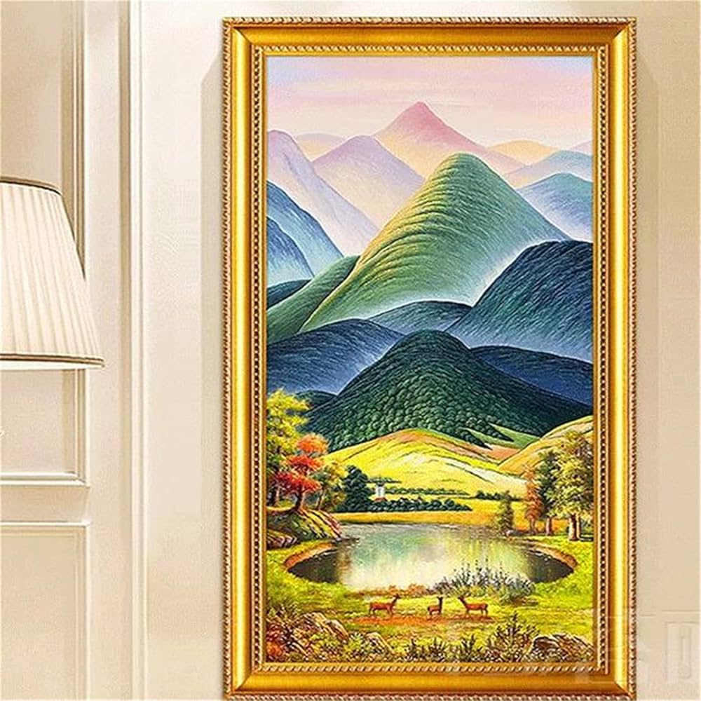 野外露出 ピンクダイヤモンド Amazon | ダイヤモンドアート 山 5Dダイヤモンド絵画 大きいサイズ 全面貼り付けタイプ 大人 クロスステッチ刺繍 キット ビーズ モザイク  ダイヤモンド塗装 子供 初心者 ハンドメイド DIY 手芸 リビングルームの寝室の壁画ギフト 40x80cm | 刺しゅうキット 通販