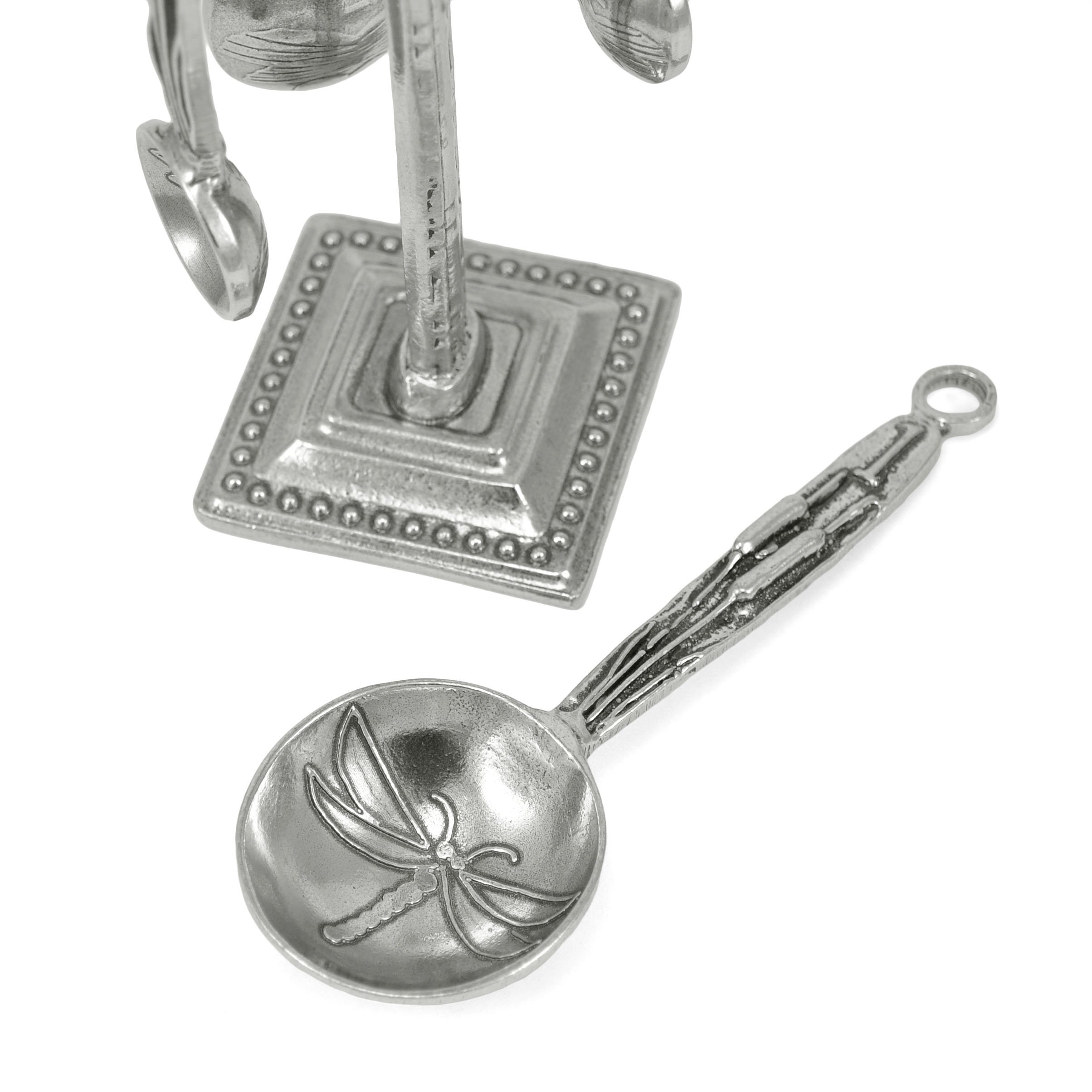 Amazon.com: Crosby & Taylor Dragonfly Pewter Measuring Spoon Set