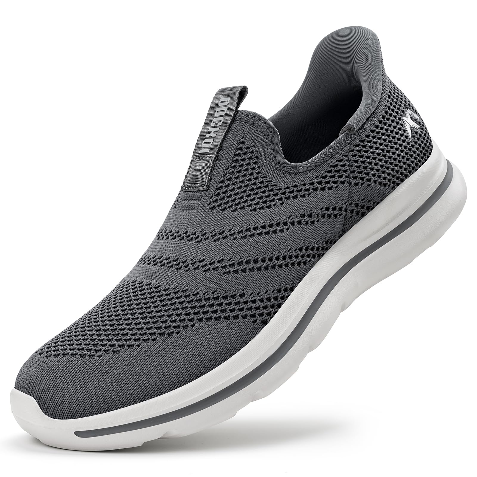 ODCKOI Baskets Slip-on Homme Respirantes - Légères et Confortables pour Ville, Randonnée, Course à Pied - Chaussures de Sport sans Lacets en Mesh Minimalistes-Xin