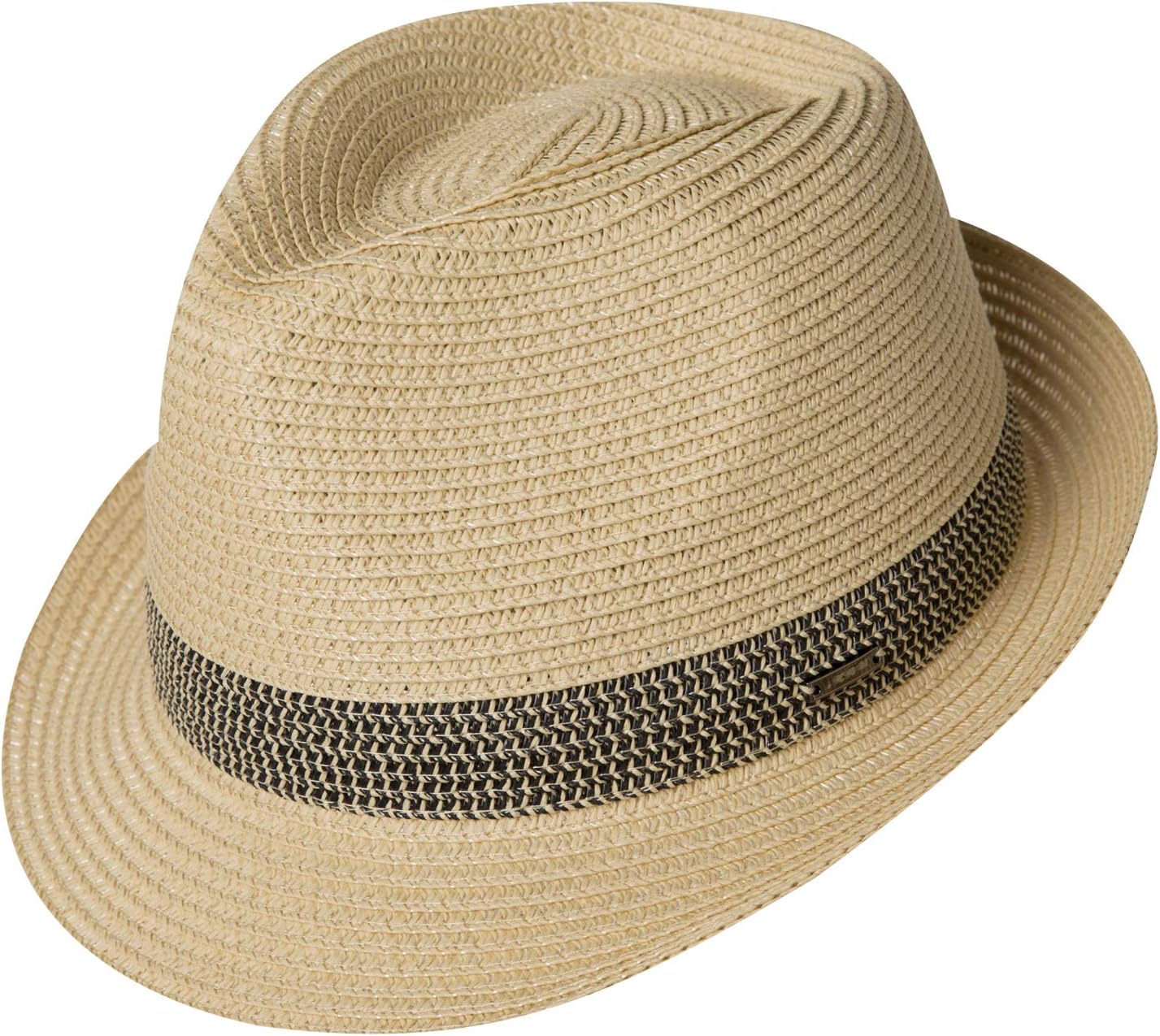 Packable Straw Fedora Panama Sun Summer Beach Hat Cuban Trilby Men Women 56-67cm