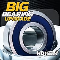 Vista 3 de HD Switch BIGBearing HiTorque 120ftlb (OEM 95) Polea de palanquilla de acero sólido, 759-05064 MA-GT-JD11 con rodamiento C3 Actualizaciones Blade