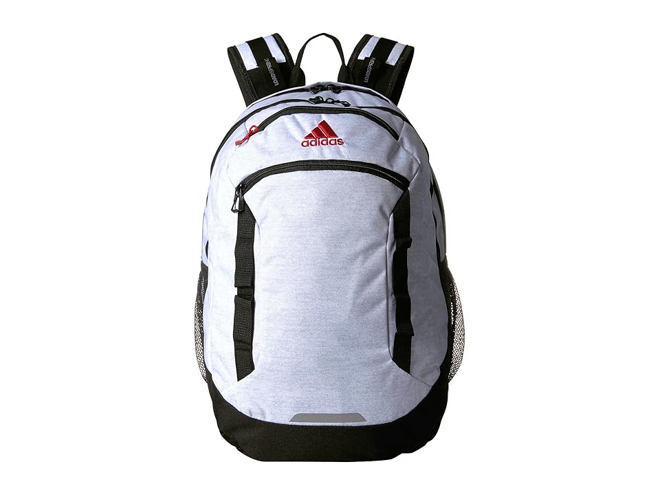 

adidas Excel IV Backpack (White Jersey/Black/Scarlet) Backpack Bags