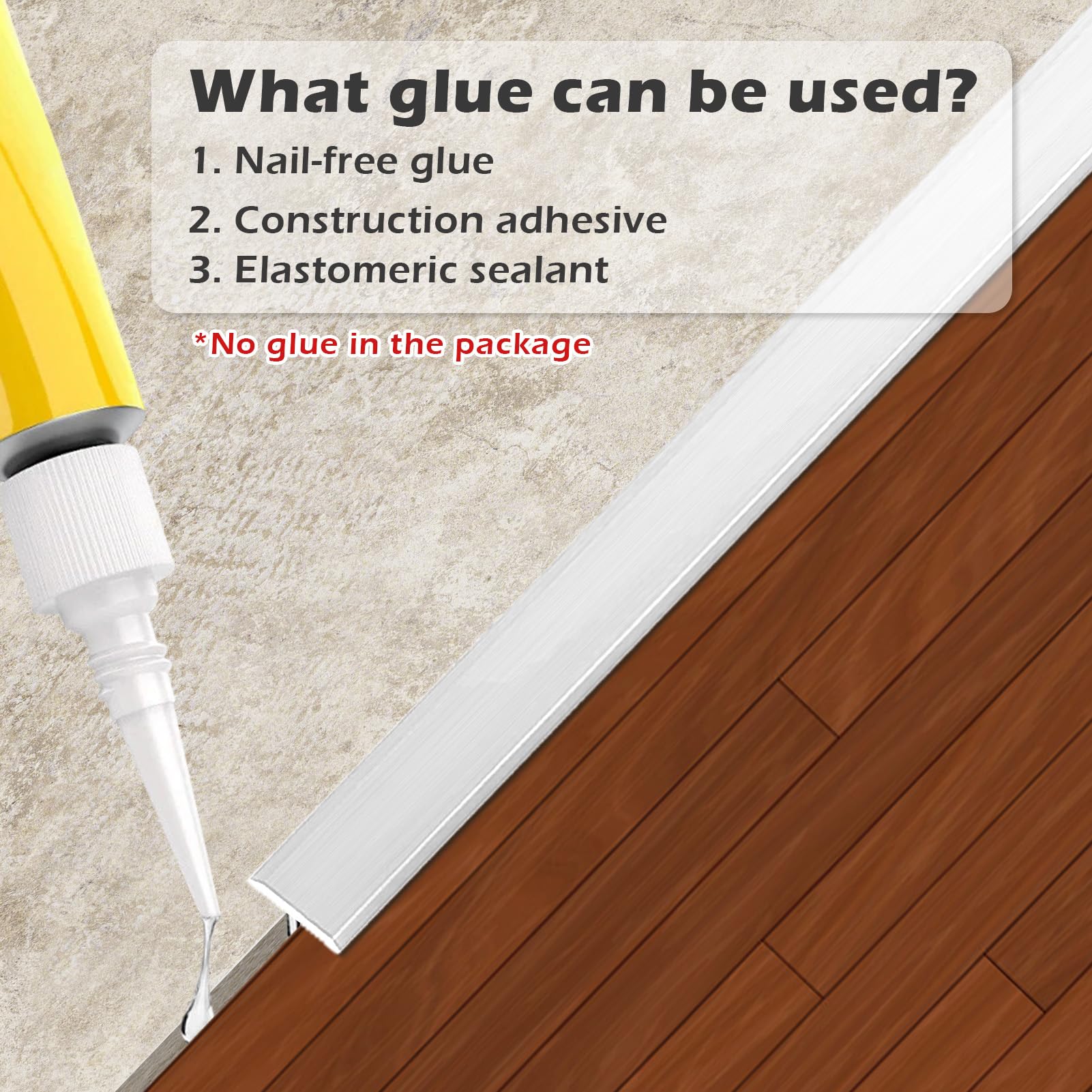 Gedotec Adesivo SUPER-FLACH Per Profili In Alluminio 2000 X 30 Mm Profilo Per Pa - Foto 2