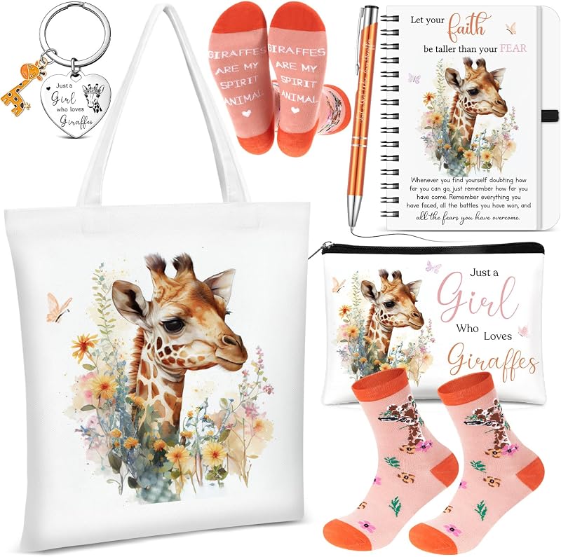 Gilprop Kit com 6 acessórios de girafa para mulheres