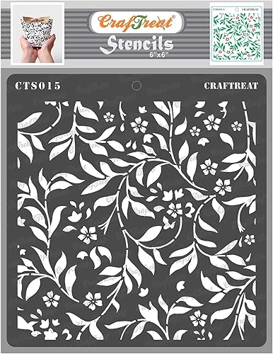 CRAFTREAT - Plantilla con tema floral