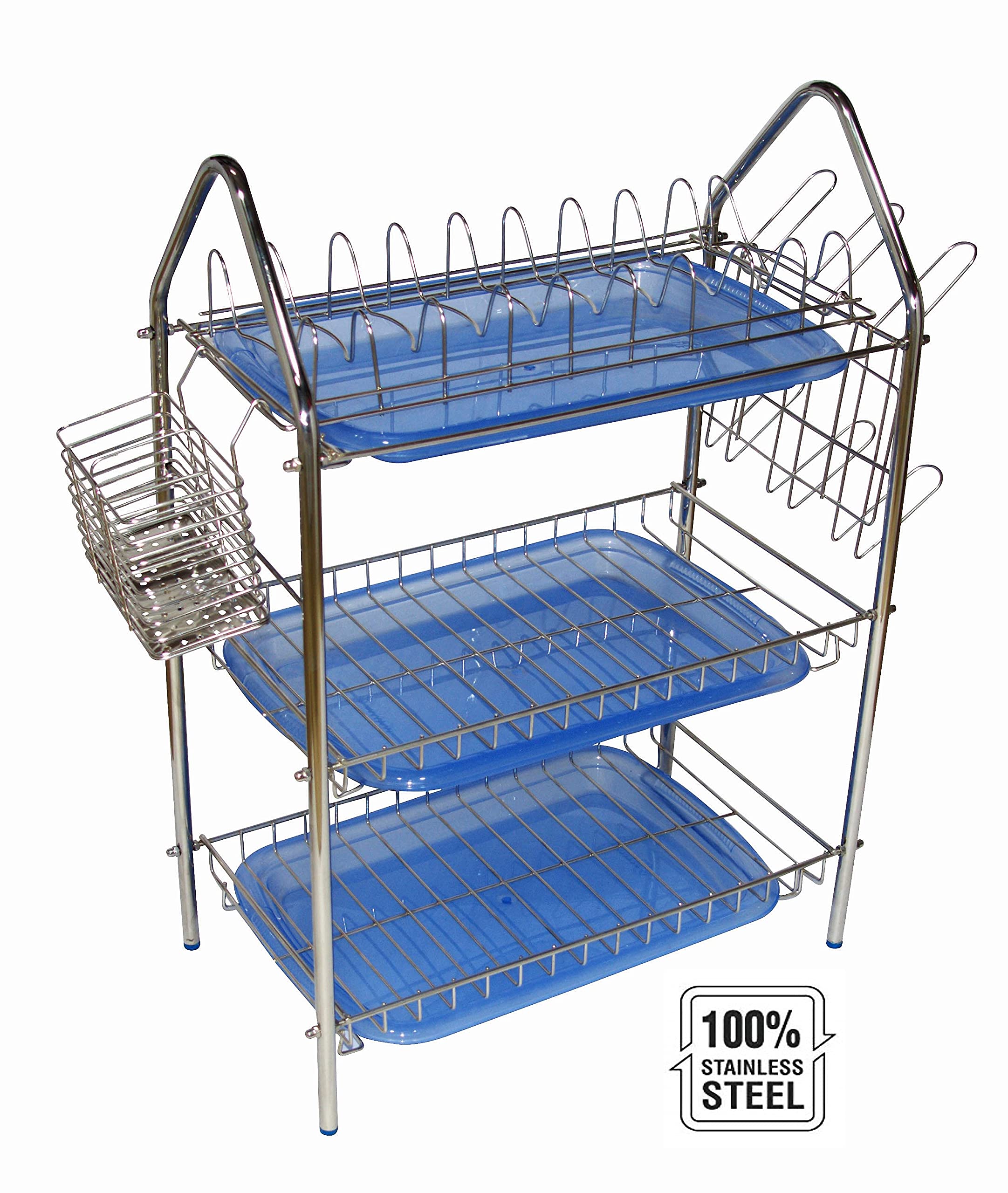 Amol Premium Stainless Steel Kitchen Organizer Dish Rack Dish