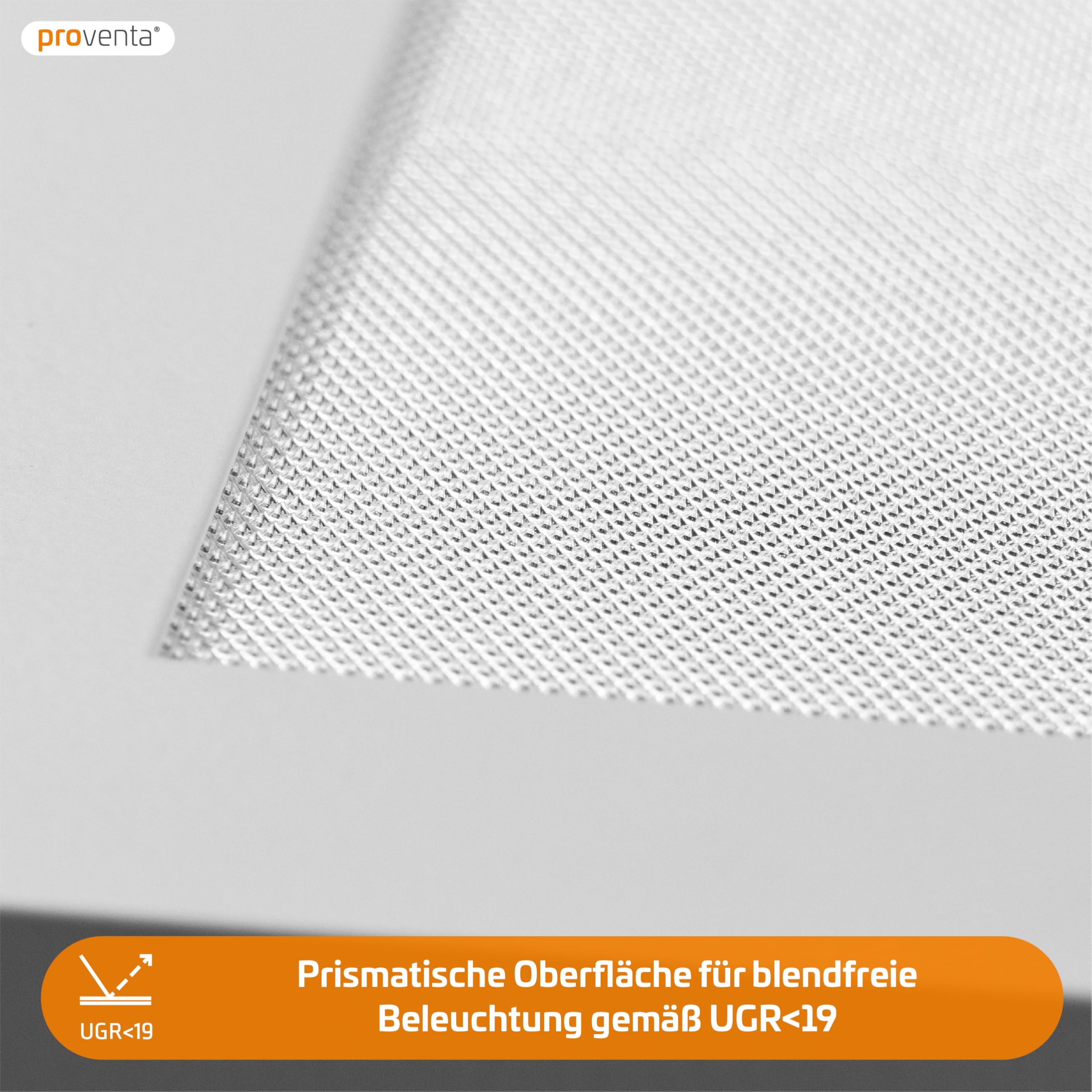 Proventa 30W LED Panel 62x62 cm (5er Set) – UGR<19 BAP-konform & 4.500 Lumen (150lm/W) – Marken-Netzteil & 100.000h – Flimmerfreie Rasterleuchte Neutralweiß 4000K