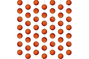 Faccito 8 Piece Lakers Party Decoration Set, Lakers Birthday Banner