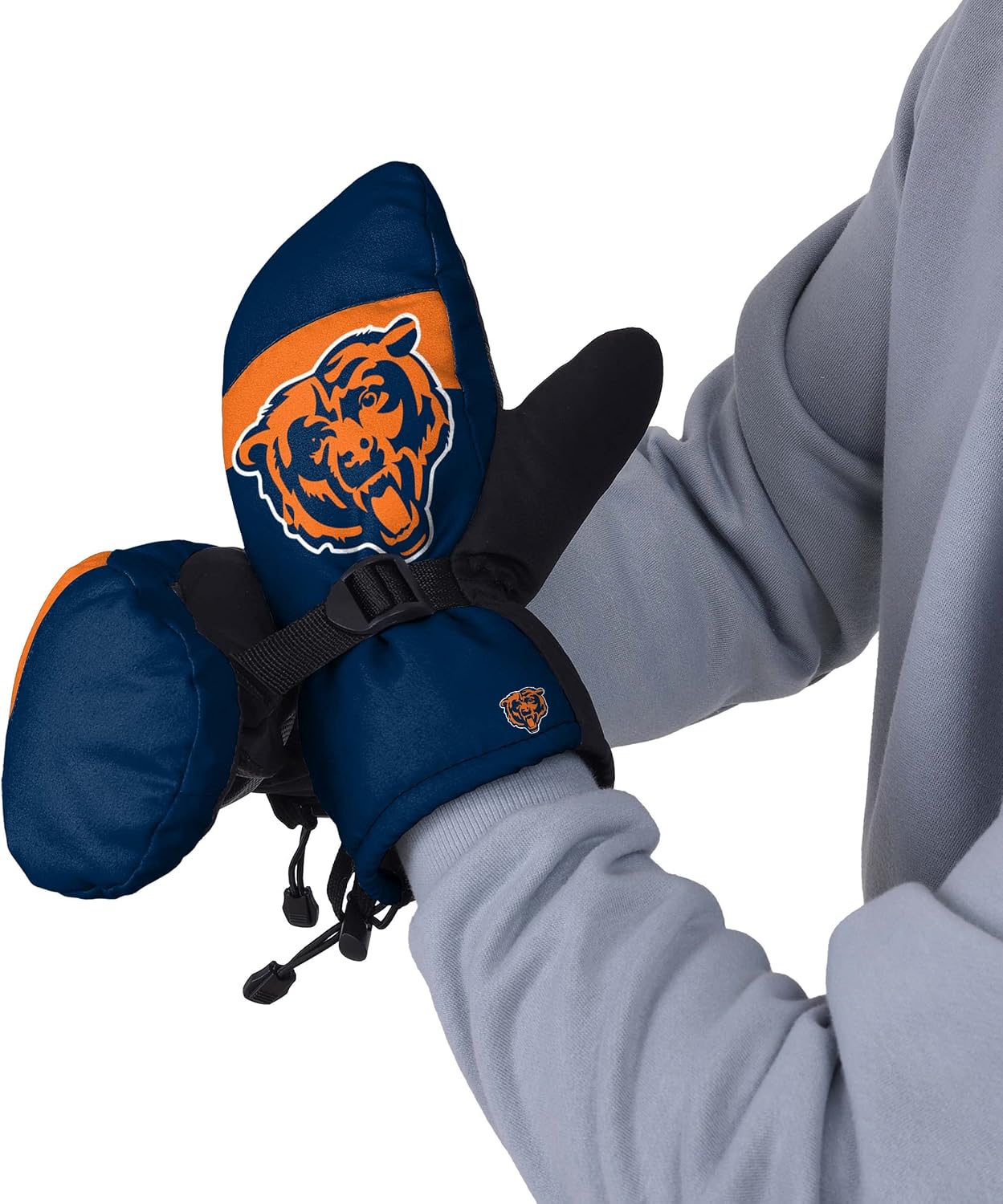 foco NFL womens Nfl Team Logo Frozen Tundra Insulated Mittens