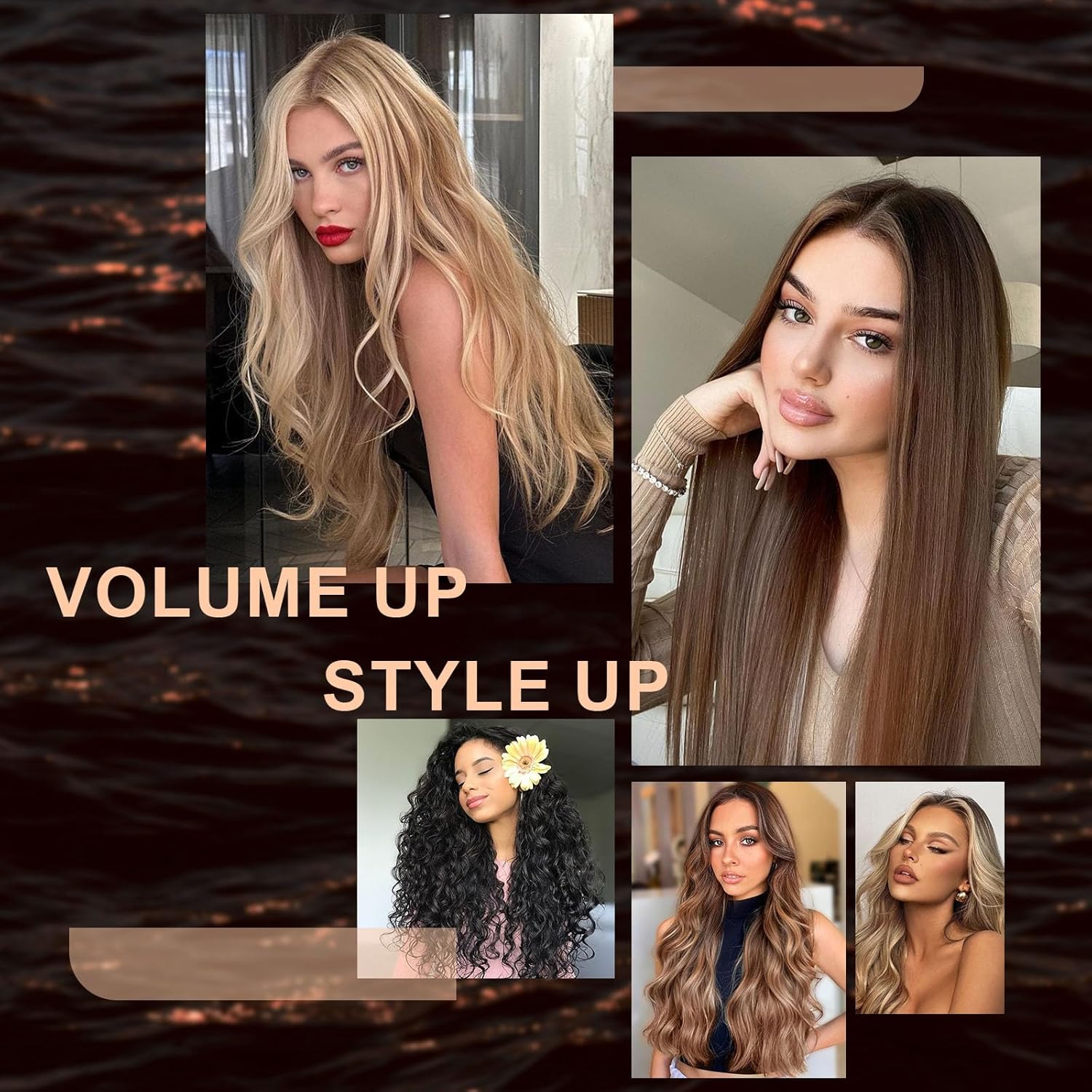 Gifts for Womans-Dual Voltage Hair Dryer Brush,Travel Hair Dryer,Dual Voltage Blow Hair Dryer Brush,European Blow Hair Dryer,110~240V Mini Portable Size for International Travel - Image 5