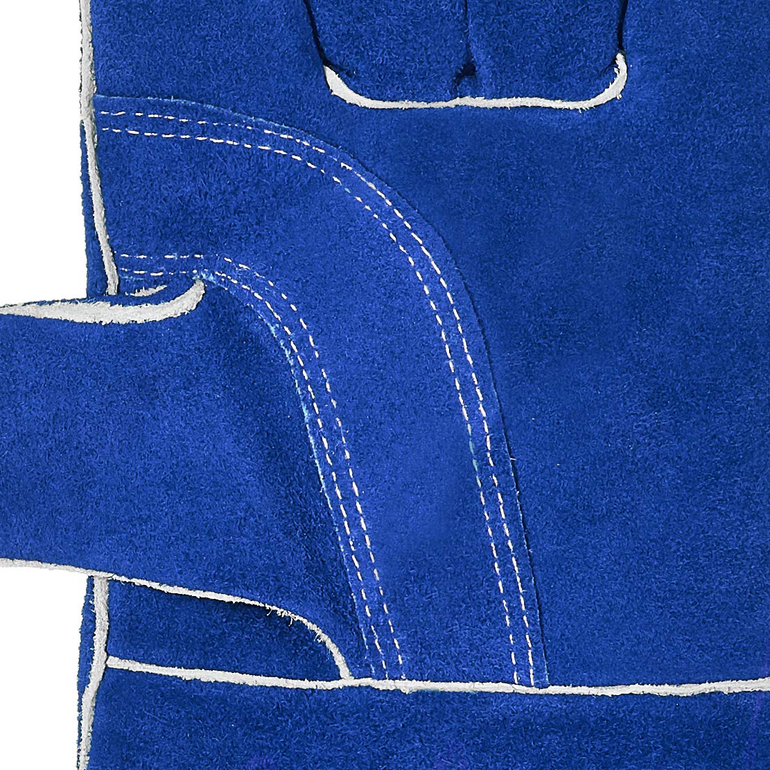 Amazon Basics Welding Gloves, Blue, 6-Pack
