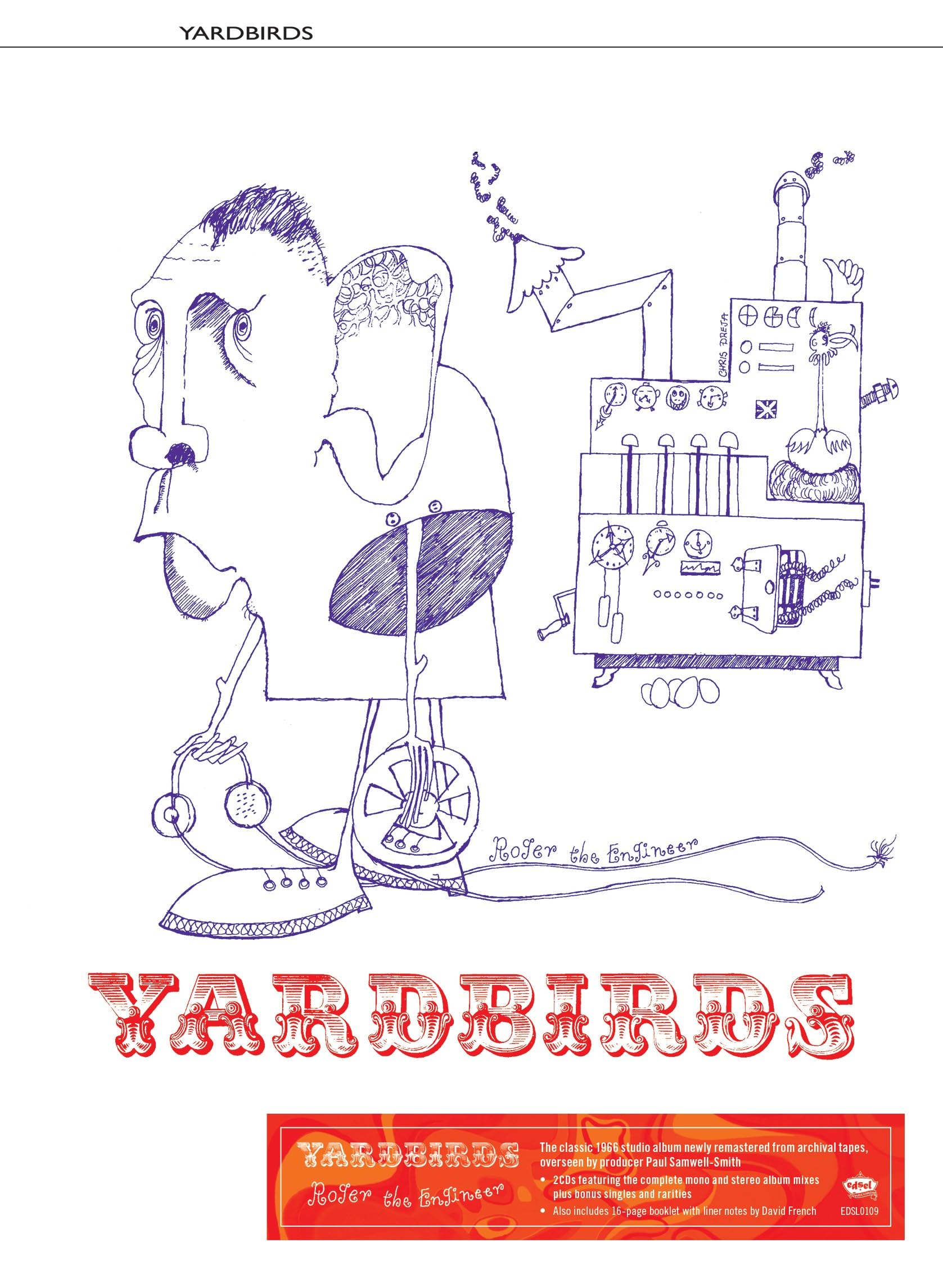 Yardbirds Yardbirds (roger The Engineer) CD New 740155730932