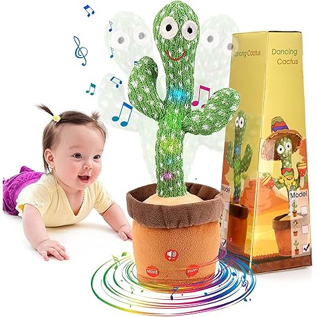 Dancing Cactus Baby Toys Convert into a Speed Bag Hanging Toy