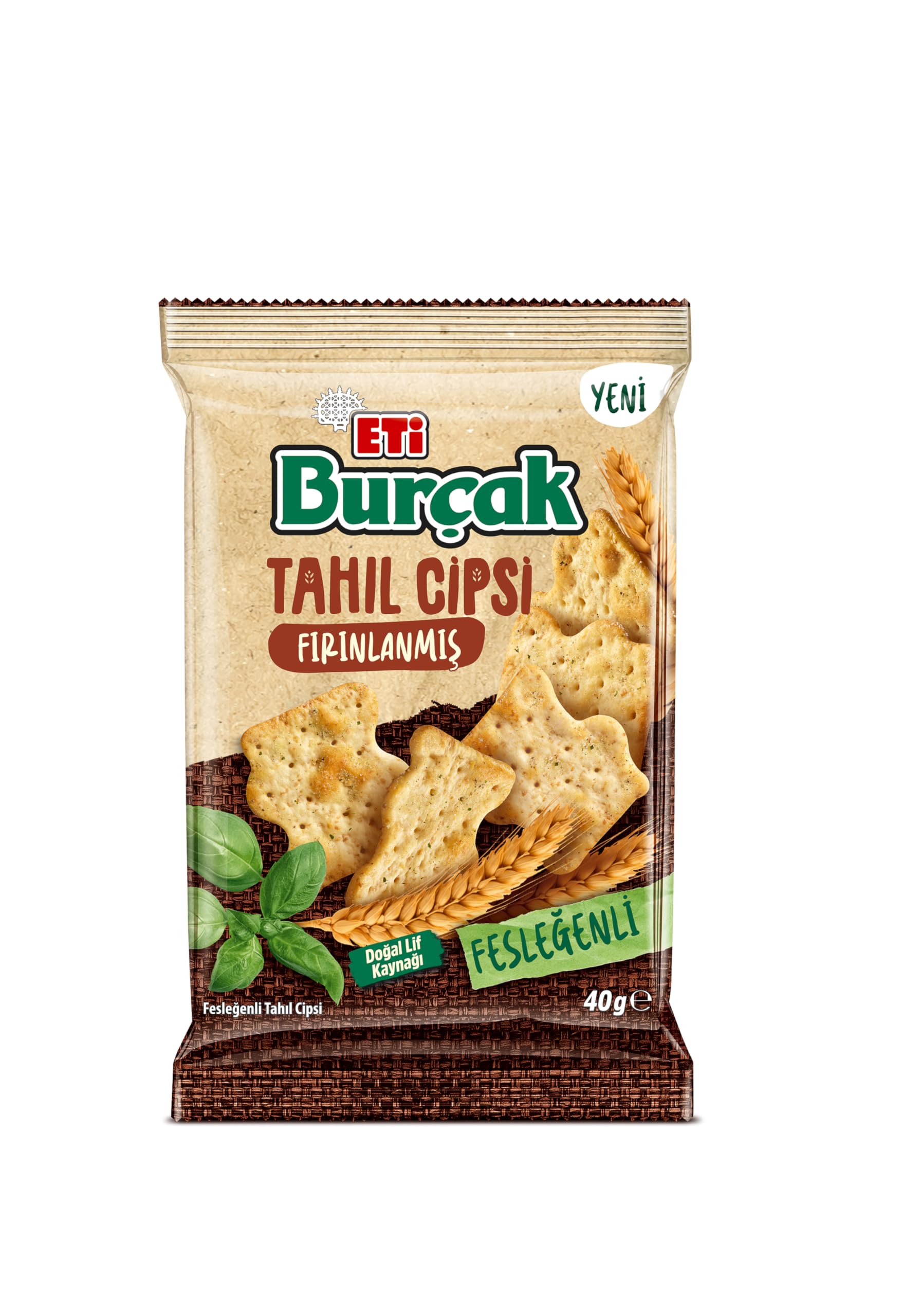 Eti Burçak Fesleğenli Tahıl Cipsi 40 g