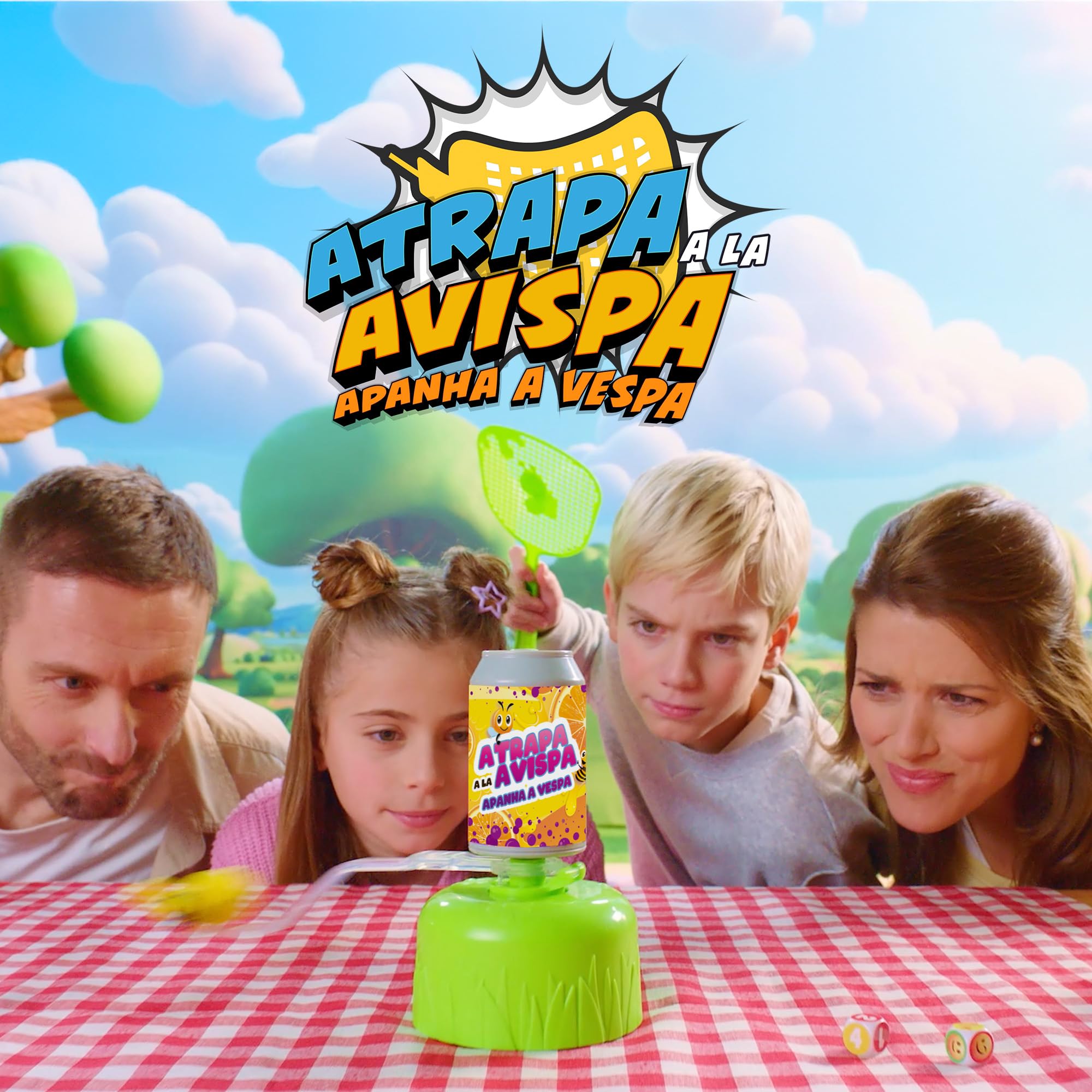 Bizak Atrapa a la Avispa, Divertido Juego de Acción, años, 2 velocidades, (35005070)