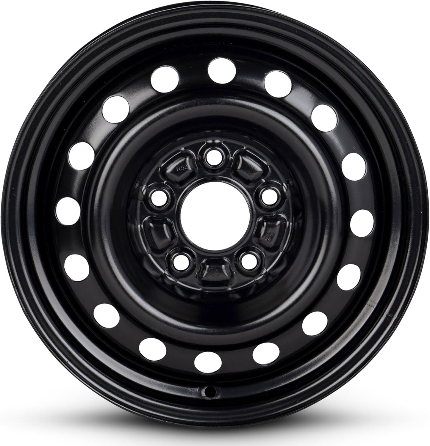 For 2007-2012 Hyundai Elantra 15 Inch Black Painted Steel Rim - OE Direct Replacement - Road Ready Car Wheel