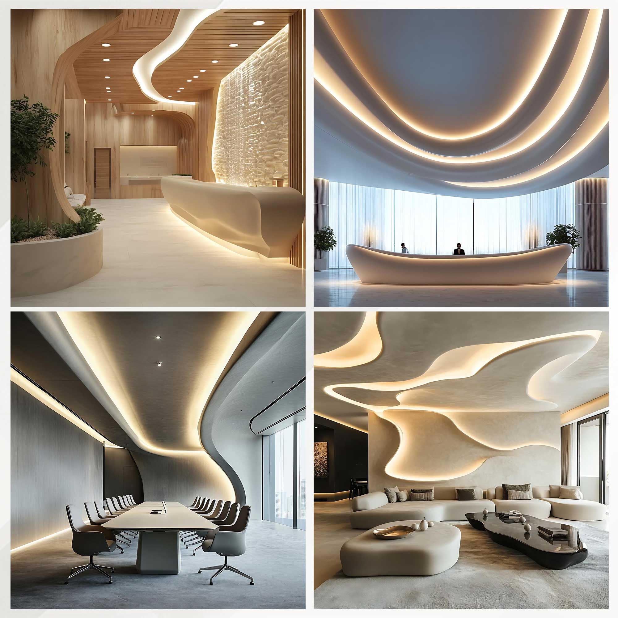 Profil do płytek LED, elastyczny, 2 m × 10 – giętki profil aluminiowy LED, do montażu na sucho, profil podtynkowy 40 x 12,5 mm, do taśm do 15 mm – profil montażowy do sufitu i ściany, krzywizny