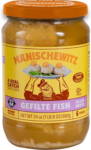 Manischewitz Gefilte Fish In Jelled Broth, 24 Oz Jar